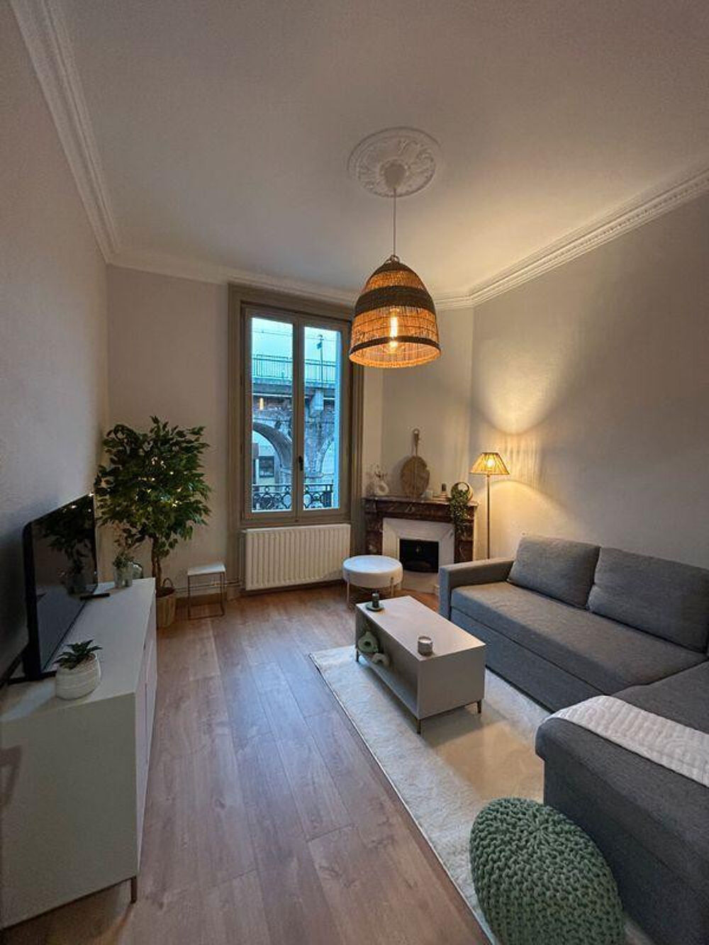 Location Appartement Beau T2 meublé refait à neuf 44,83 m²  Carnot Saint-Étienne