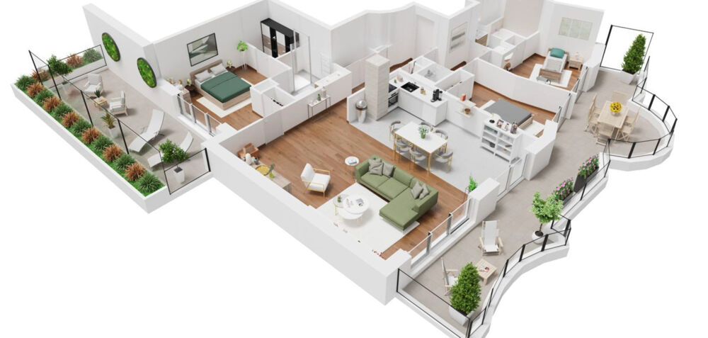 Vente Appartement Appartement 4 pièces avec deux terrasses Ville-d'avray#ville-d&