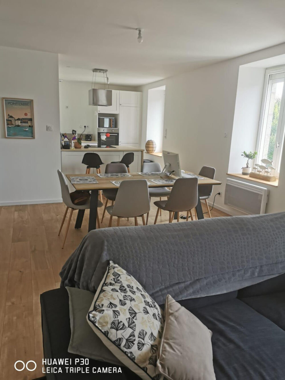 Location Appartement T3 lumineux 80m² sans vis à vis Centre-ville Landi Landivisiau