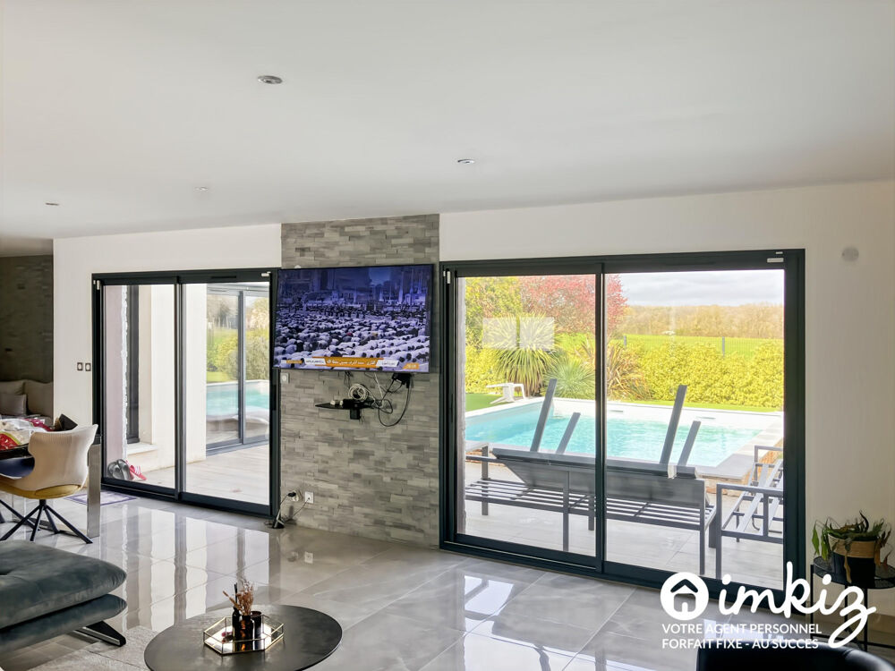 Maison contemporaine 6 pièces avec piscine