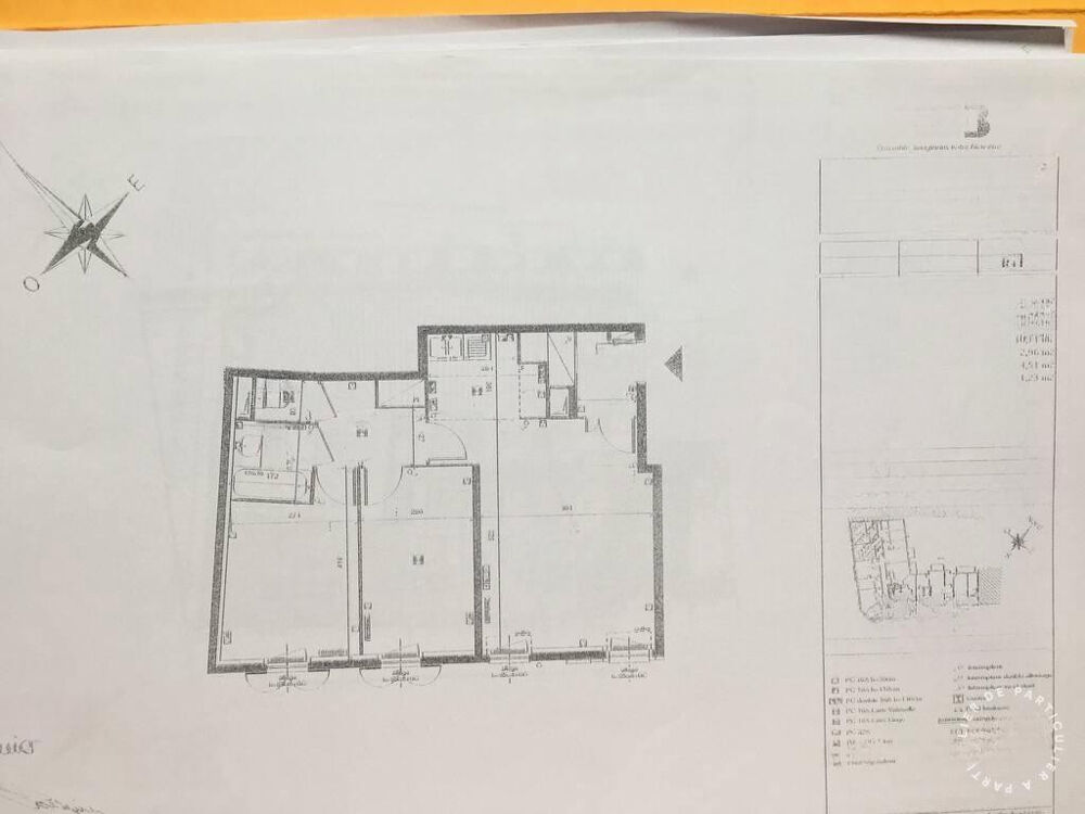 Beau 3P meublé 60m² sans vis à vis