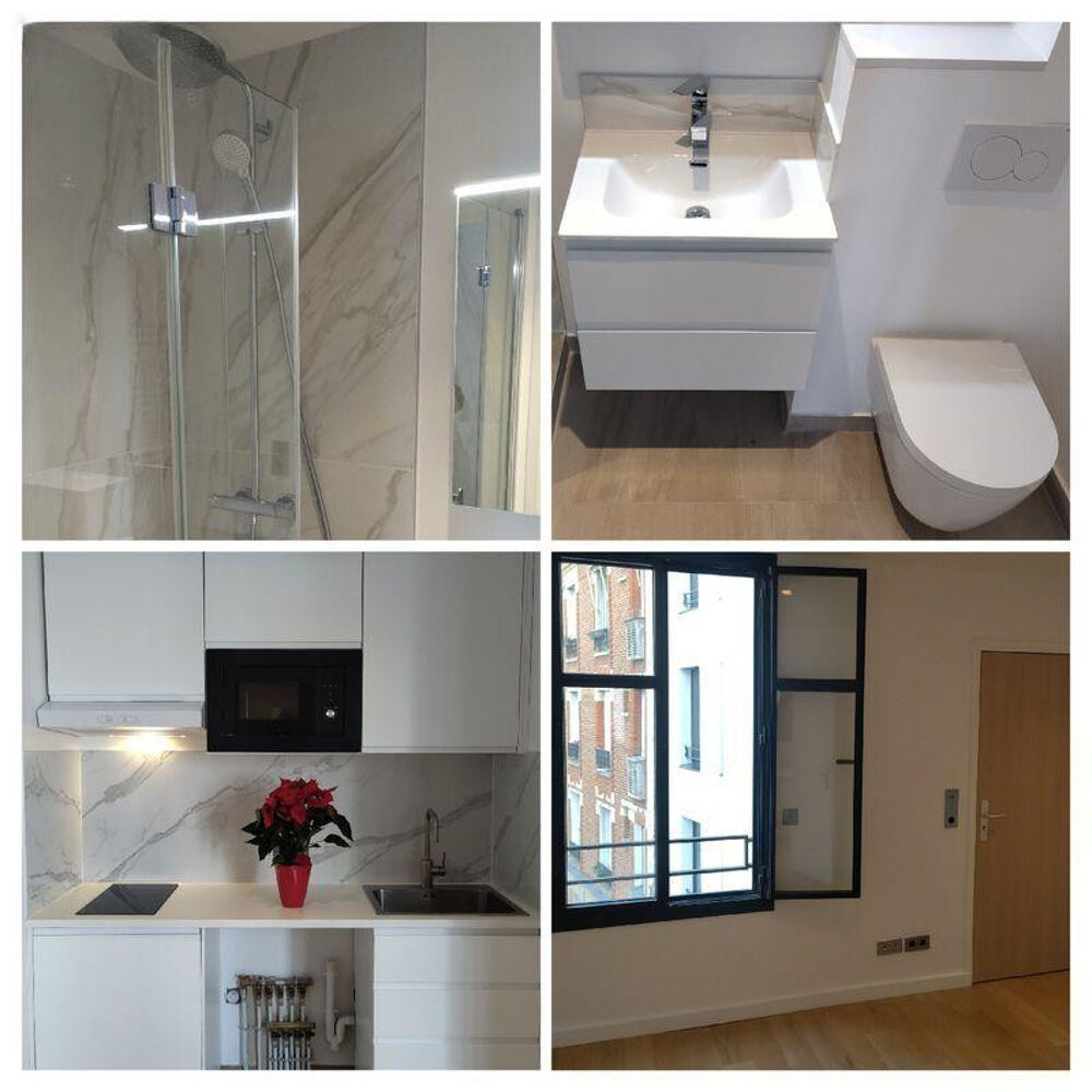 Location Appartement Loue T1 meublé neuf Paris 16