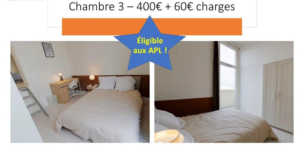 Location Appartement Chambre dans colocation éligible APL à Melun Le mée-sur-seine