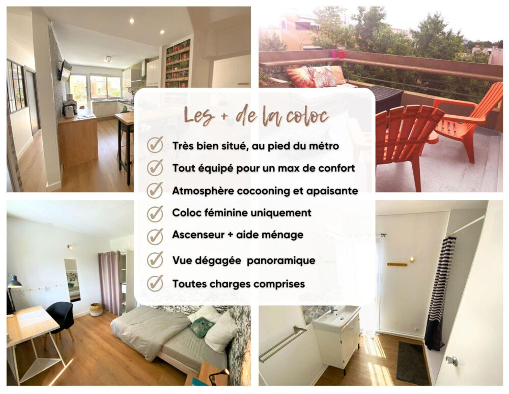 Location Appartement Chambre dans coloc de filles Toulouse