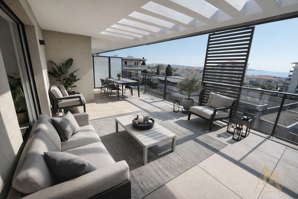 Vente Appartement 4 pièces Dernier étage vue mer ANTIBES JUAN LES PINS Antibes
