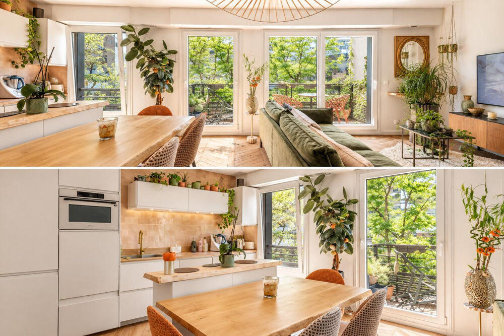 Vente Appartement Paris 19ème 4P familial traversant balcon Paris 19