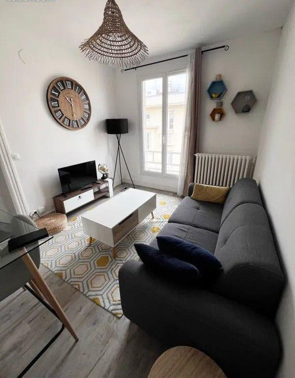 Charmant 2 pièces meublé 34m² lumineux