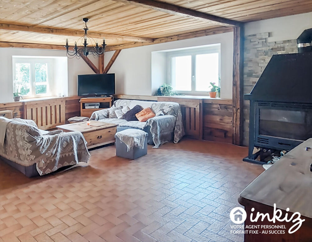 Vente Maison Ferme de 1826 rénovée + Mazot aménagé, 3'800m2 La rivière-enverse