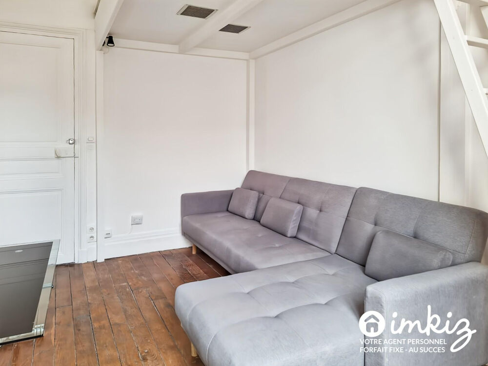 Vente Appartement Paris 20?  Studio avec mezzanine et cour privative Paris 20