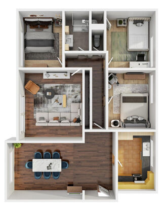  Appartement à louer 1 pièce 11 m²