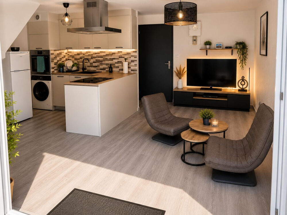 Appartement meublé 37 m2 -les sables blancs