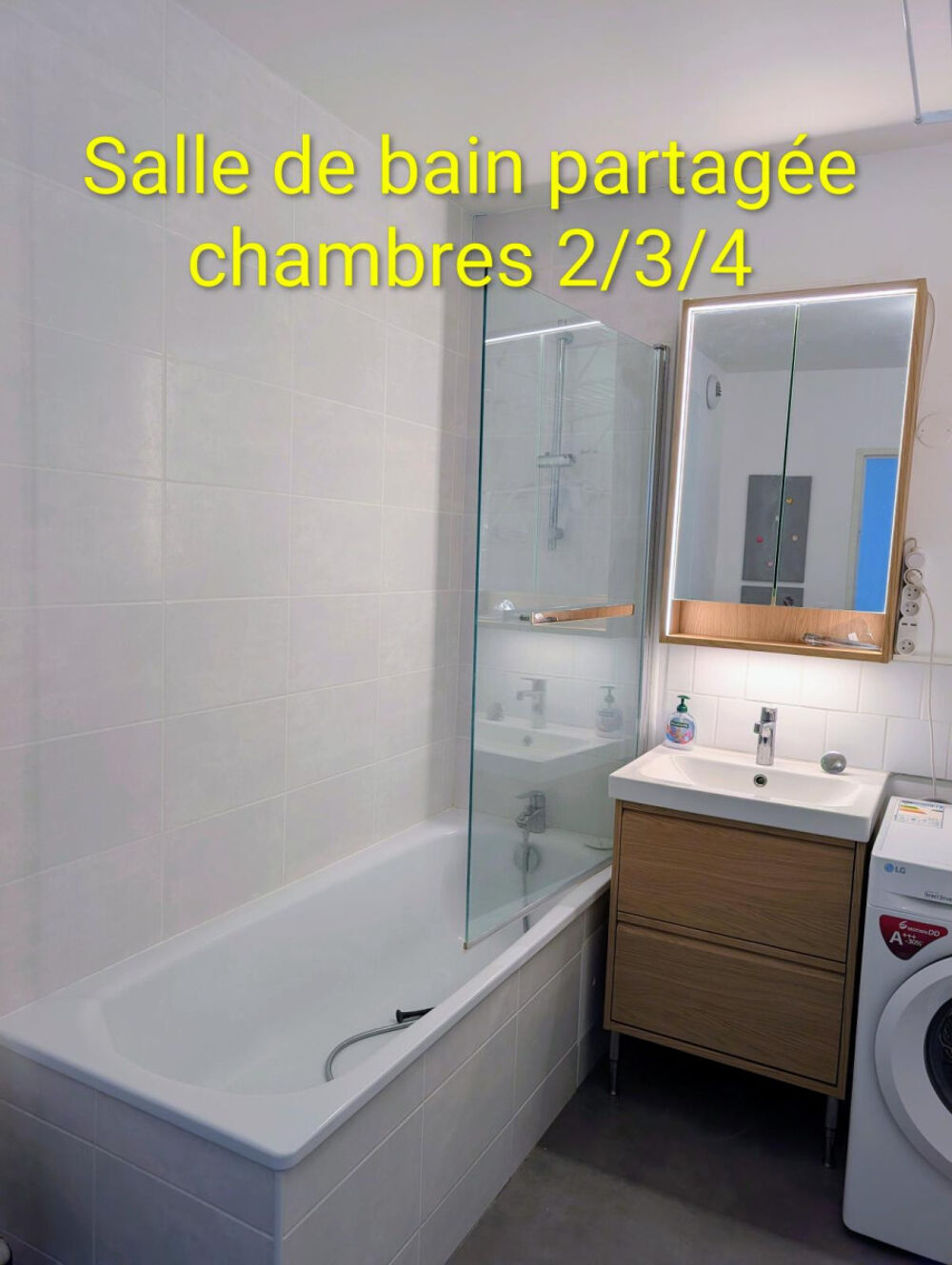 Location Appartement Chambre colocation 450€ cc proche métro /facultés Lille