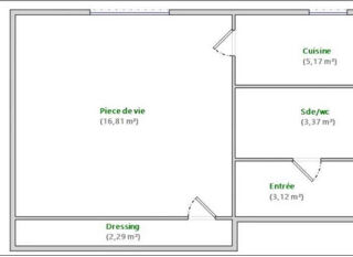  Appartement � louer 1 pi�ce 30 m�
