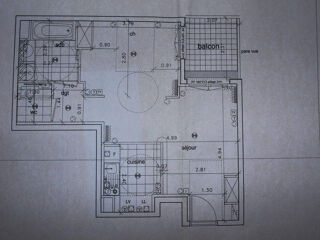  Appartement � louer 2 pi�ces 43 m�