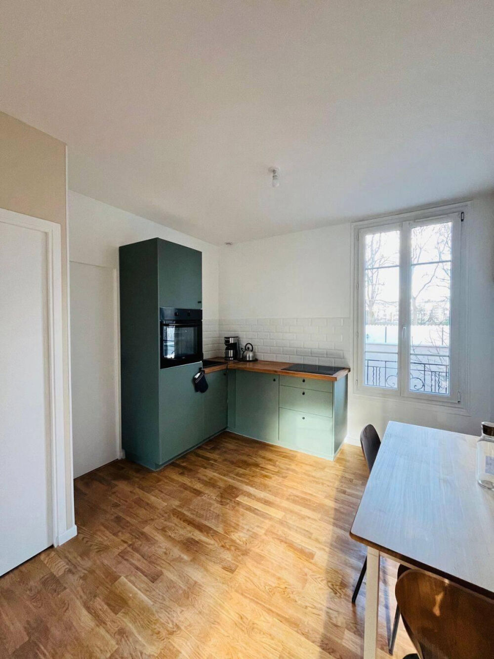 Grand T2 meublé neuf avec jardin partagé