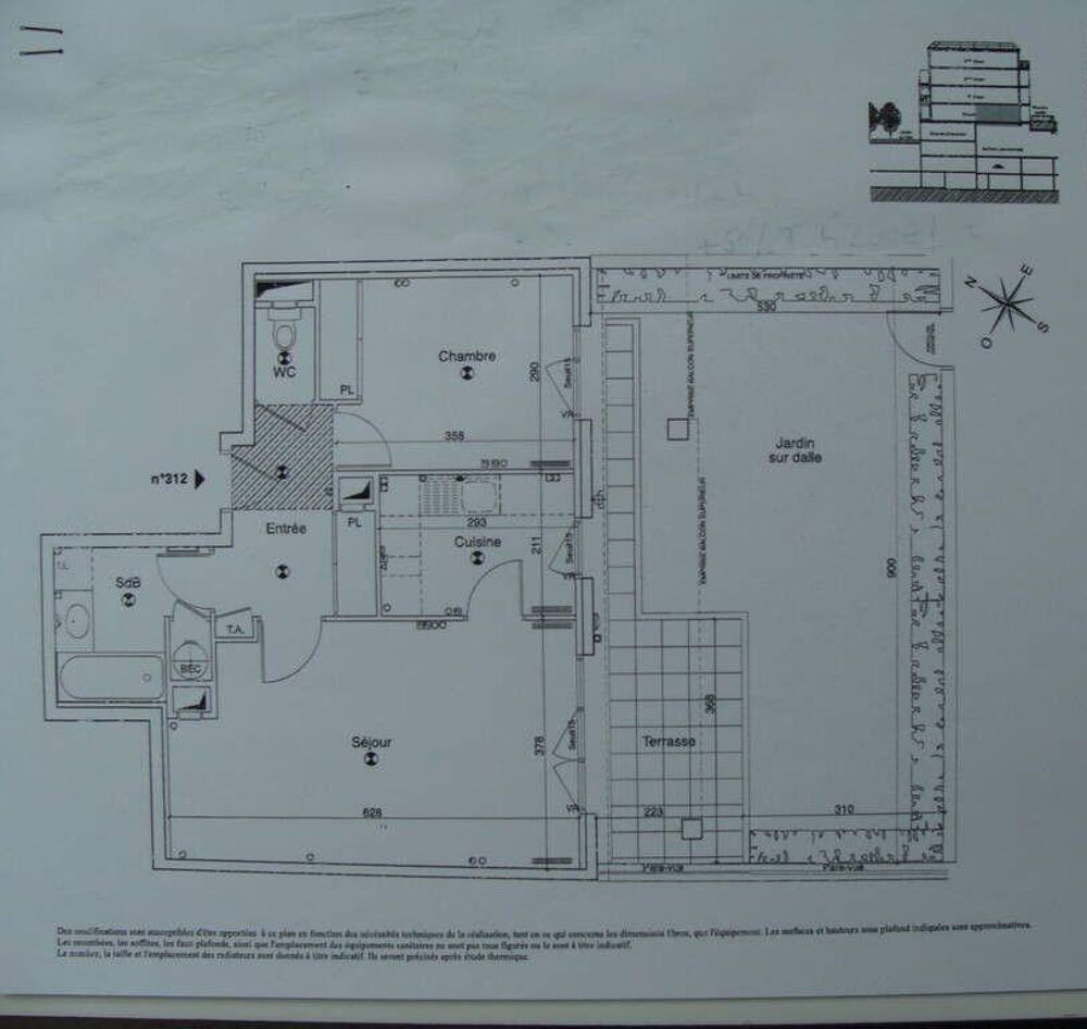 Location Appartement Beau 2P 53m² avec jardin/terrasse privatifs 36m² Suresnes