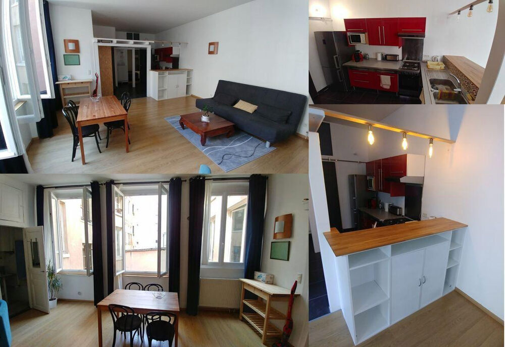 Location Appartement Beau 2P 51m² meublé, hypercentre sur cour Lyon 1
