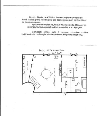  Appartement � louer 2 pi�ces 40 m�