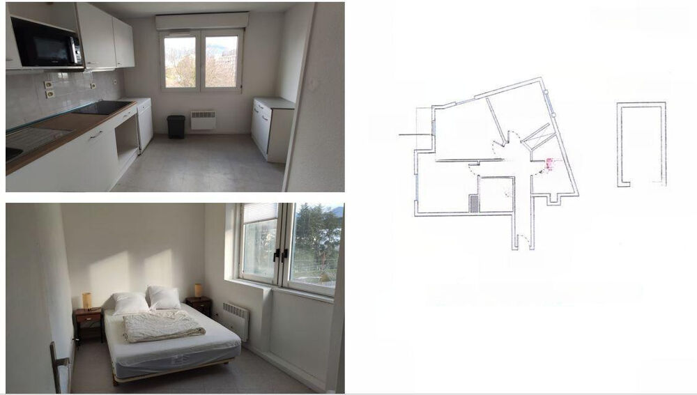 Location Appartement Beau T2 de 47 m² Grenoble
