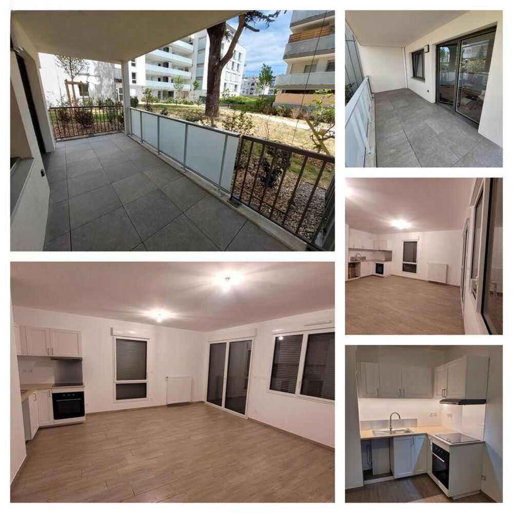 Location Appartement T2 en RDJ avec 2 terrasses jardin + grand garage Villeurbanne