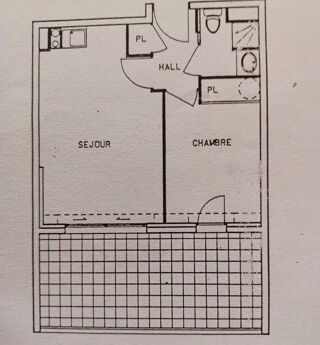  Appartement à louer 2 pièces 31 m²