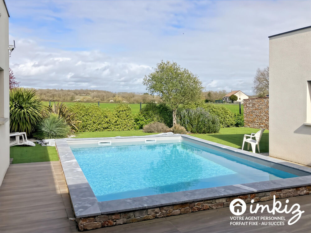 Maison contemporaine 6 pièces avec piscine