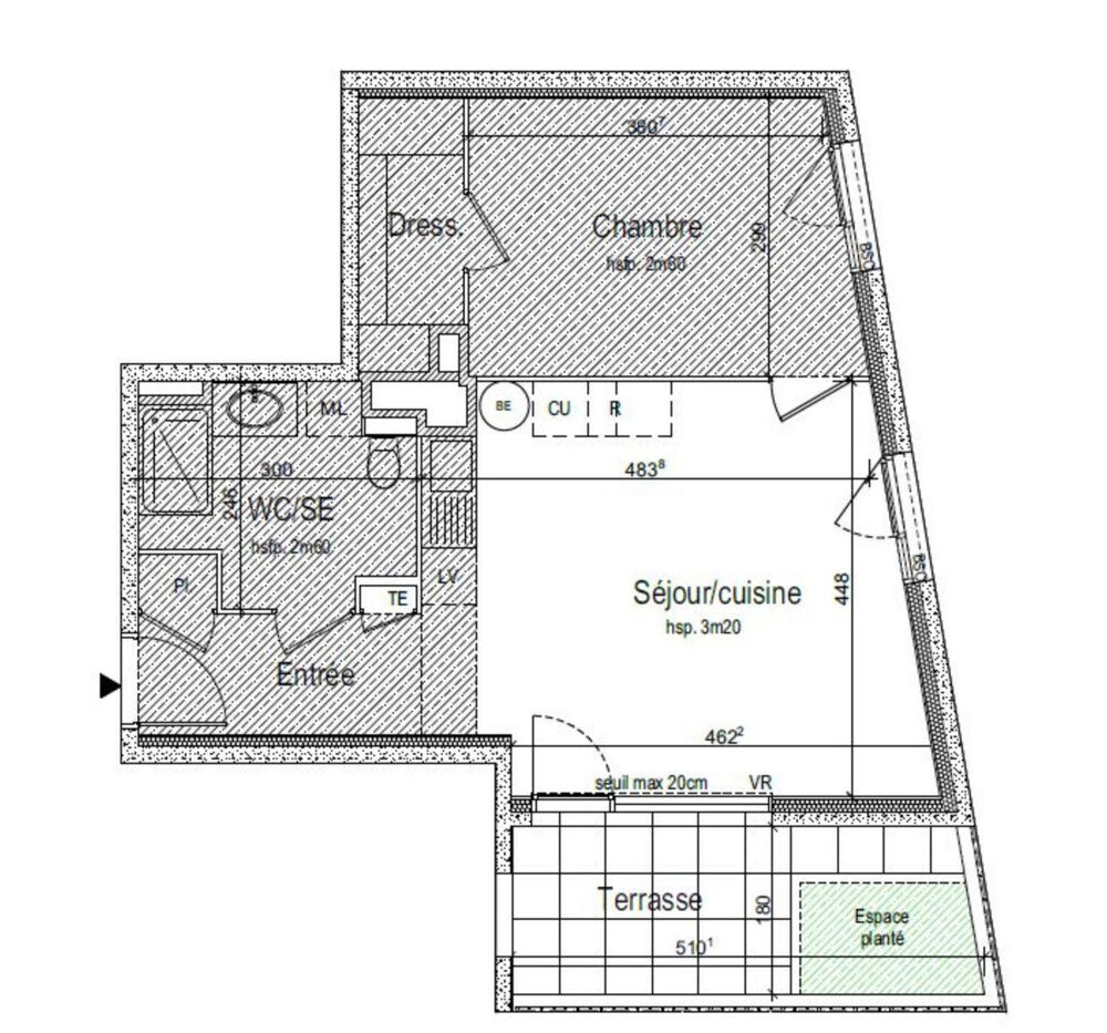 Location Appartement T2 meublé neuf Lyon 8e Lyon 8