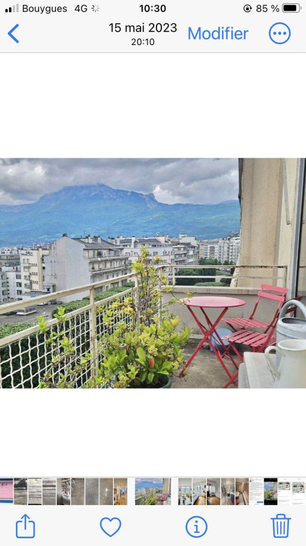 Location Appartement T3 soleil vue et terrasse, Cuisine/séjour, 2 sdb Grenoble