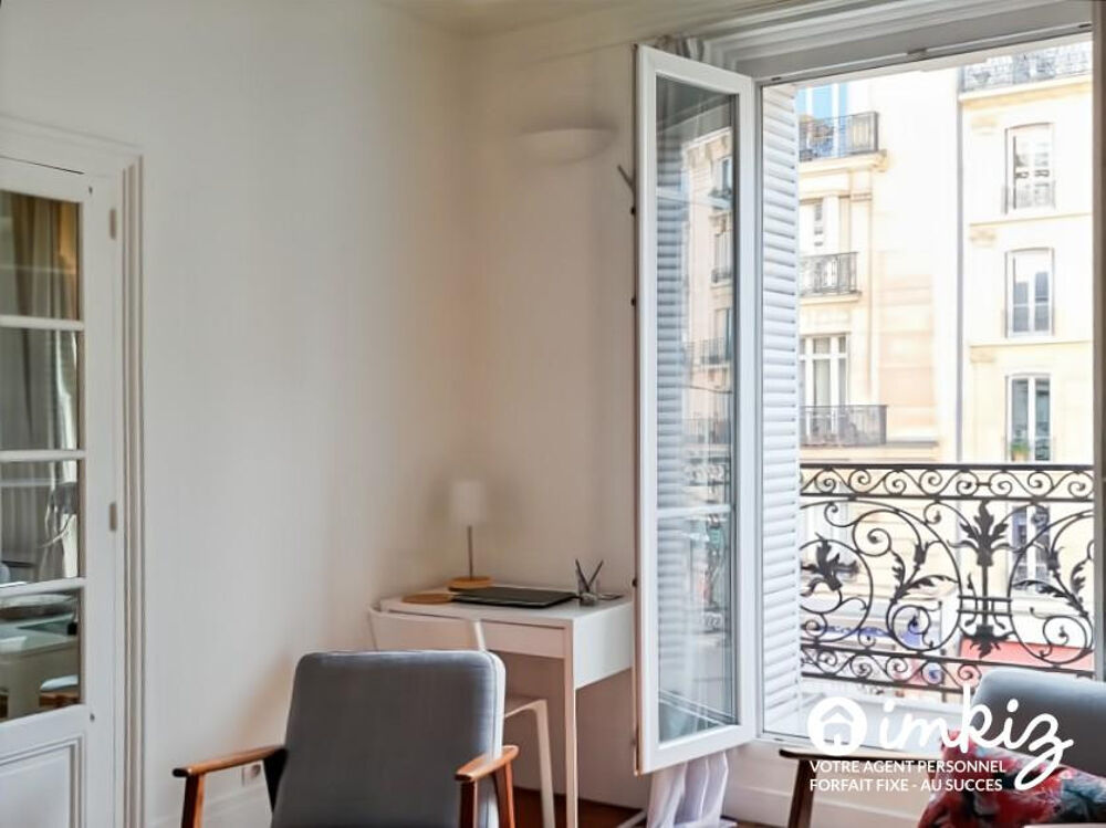 Paris 18? 3 pièces avec balcon charme ancien
