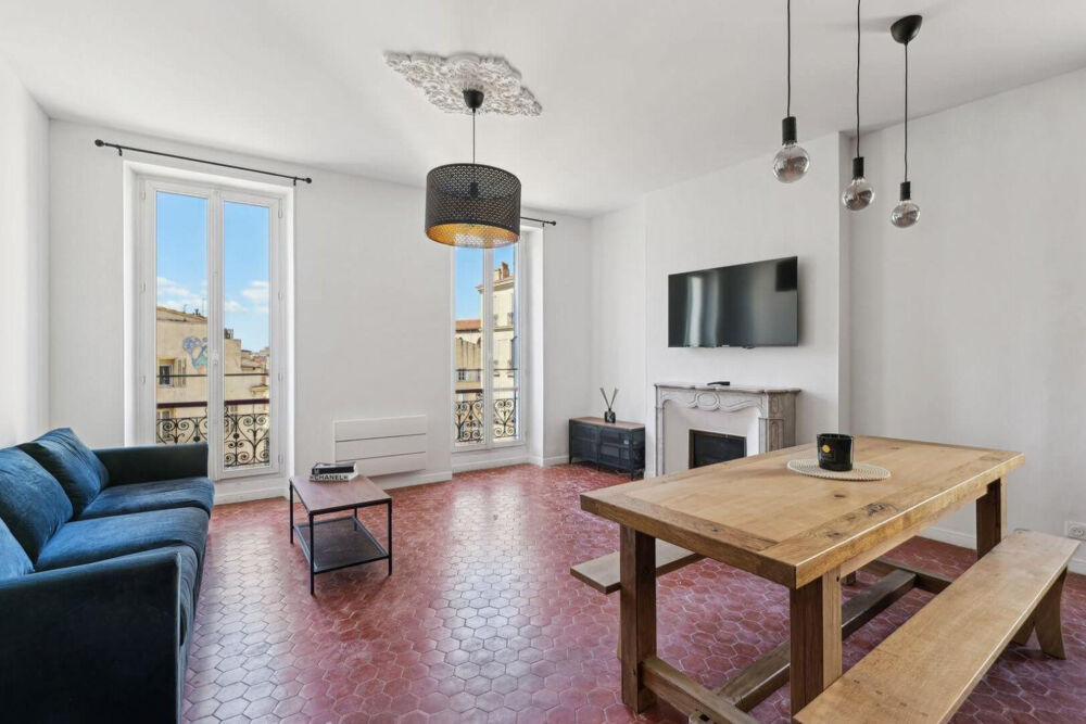 Location Appartement Chambres dispos dans coloc 120m² Marseille 6