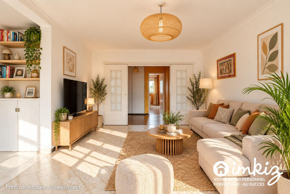 Dernier étage, vue dégagée, balcon 16m²