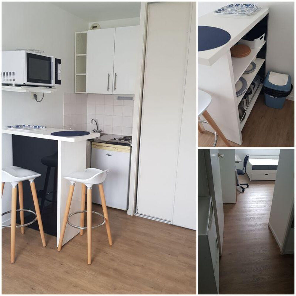 Location Appartement Studio meublé 17 m2, gare Rennes