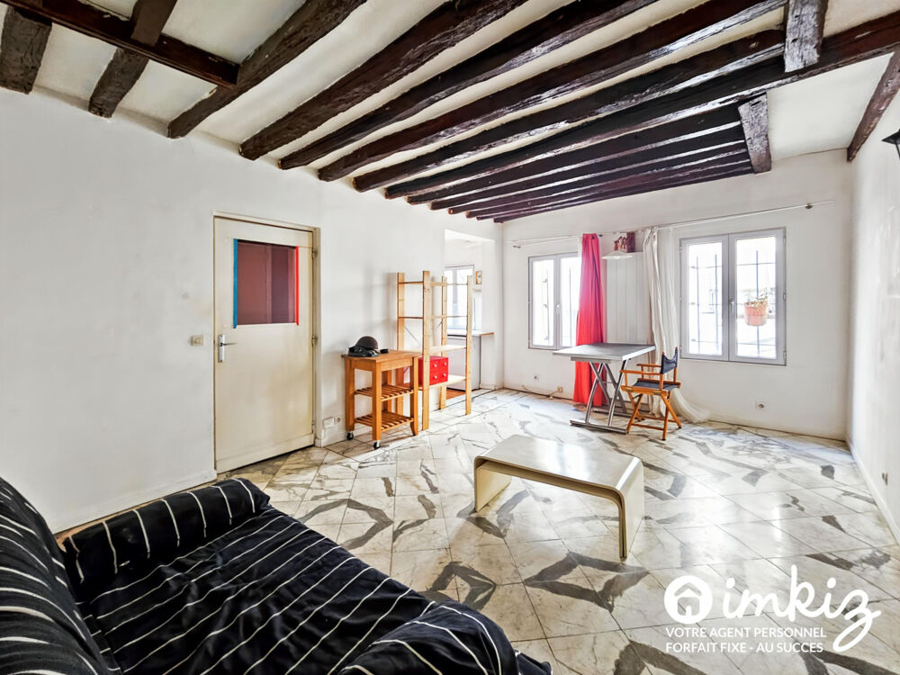 Vente Appartement Appart  2 pièces, duplex de 52m² au sol Paris 18