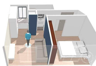  Appartement à louer 2 pièces 32 m²