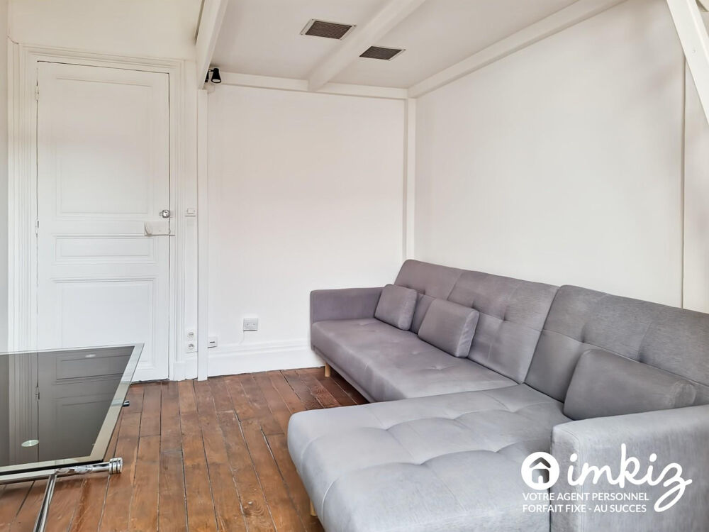 Vente Appartement Paris 20?  Studio avec mezzanine et cour privative Paris 20