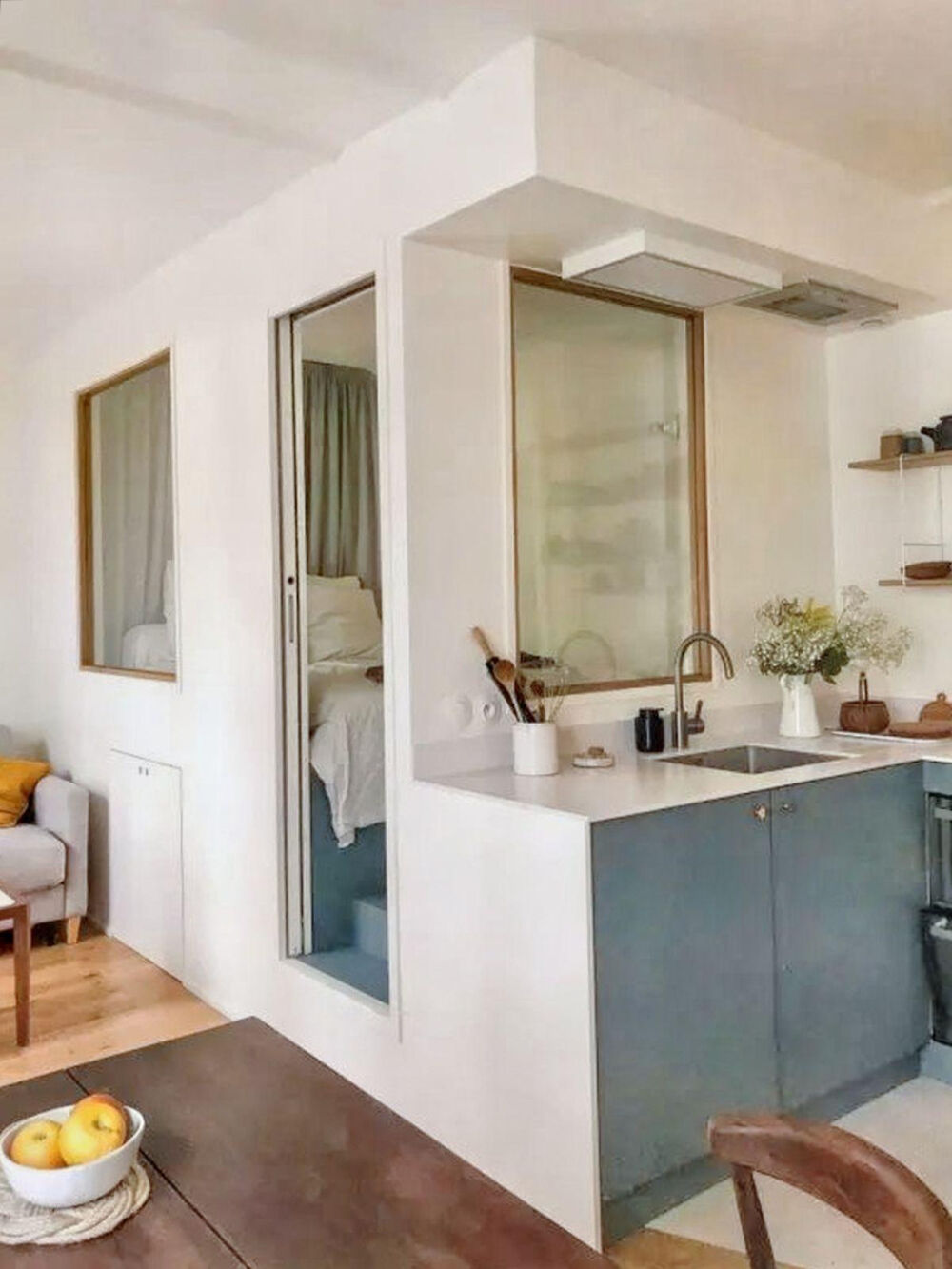 Location Appartement Grand studio de 30m² avec chambre en alcôve Paris 20