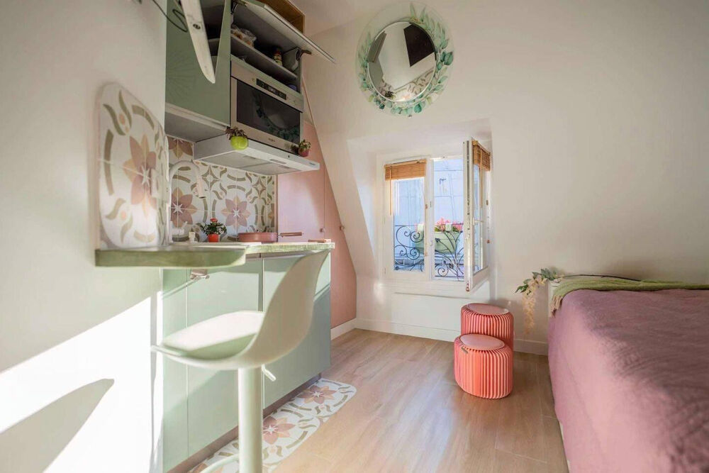 Location Appartement Studette Cosy/High-tech – 11 m² – Plaine Monceau Paris 17