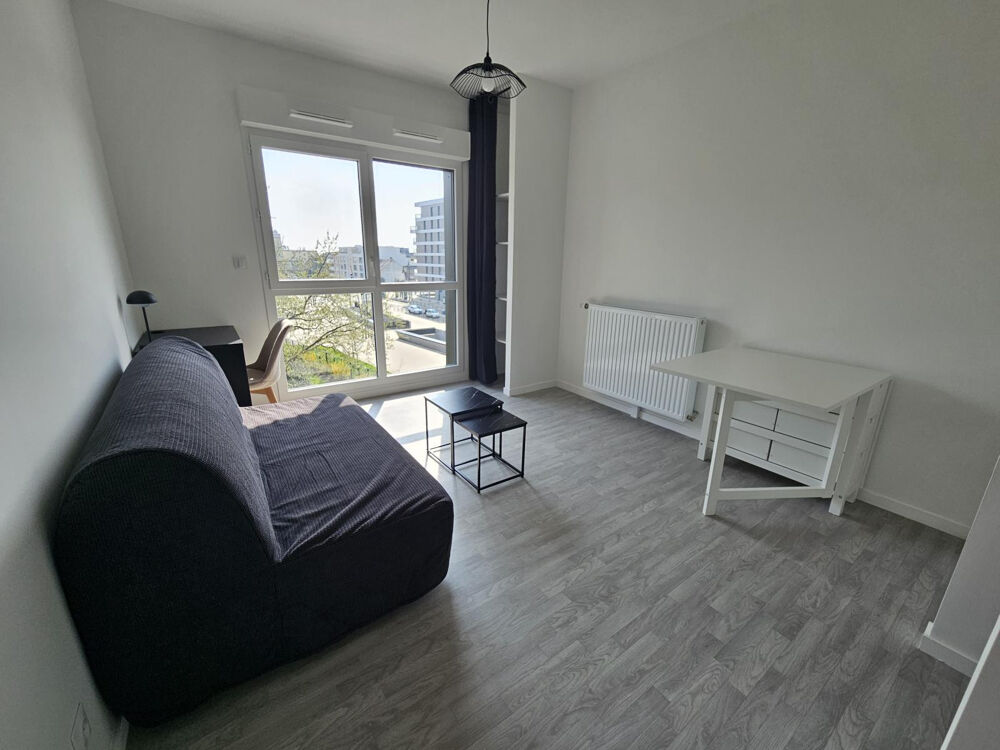 Location Appartement 1 pièce-23 m²-Rennes-QuartierLongs Champs-Beaulieu Rennes