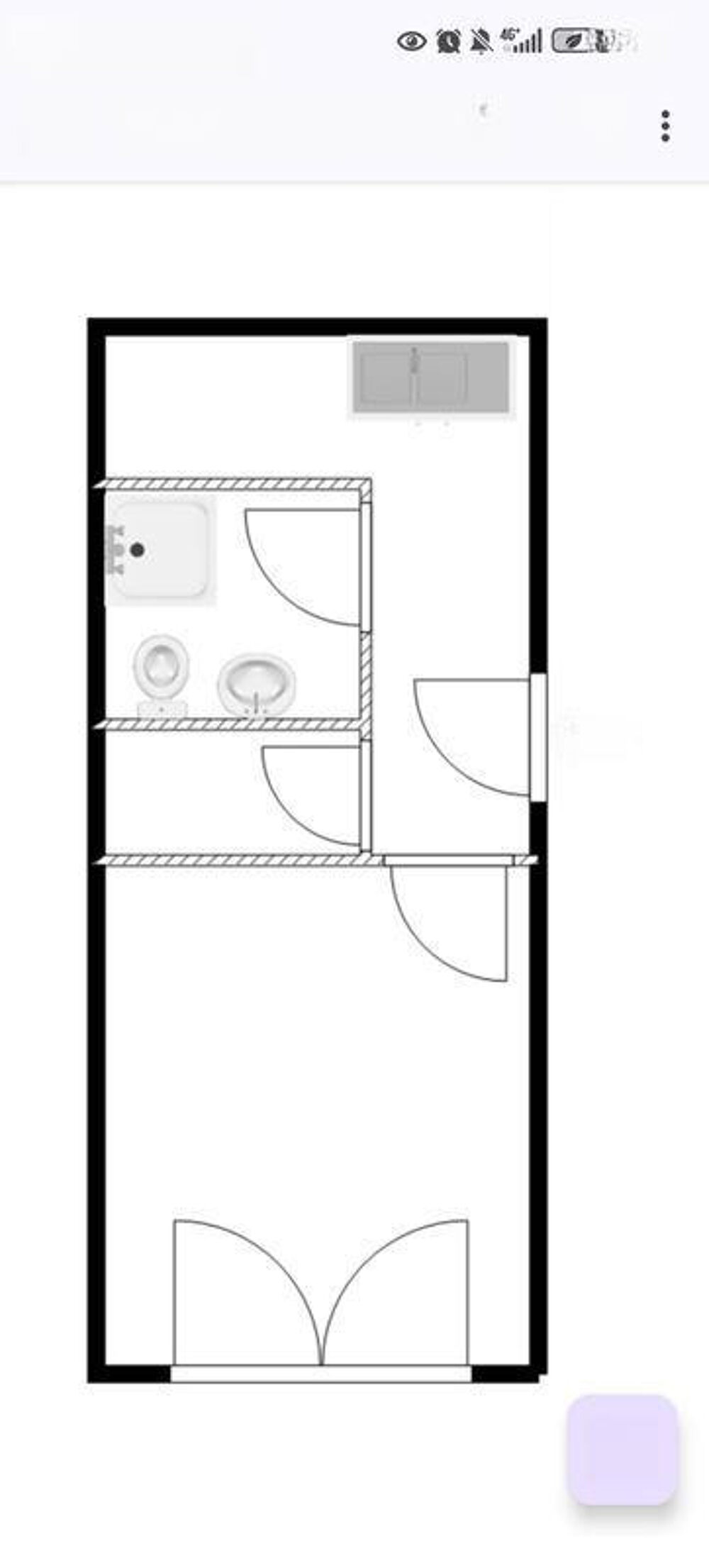Appartement meublé 27m2 Élysée 1