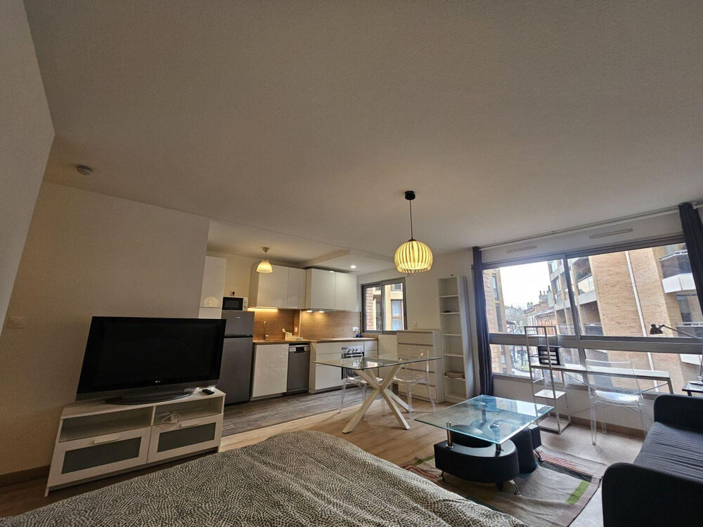 Location Appartement Grand T1 meublé lumineux neuf 38M² hyper centre Toulouse