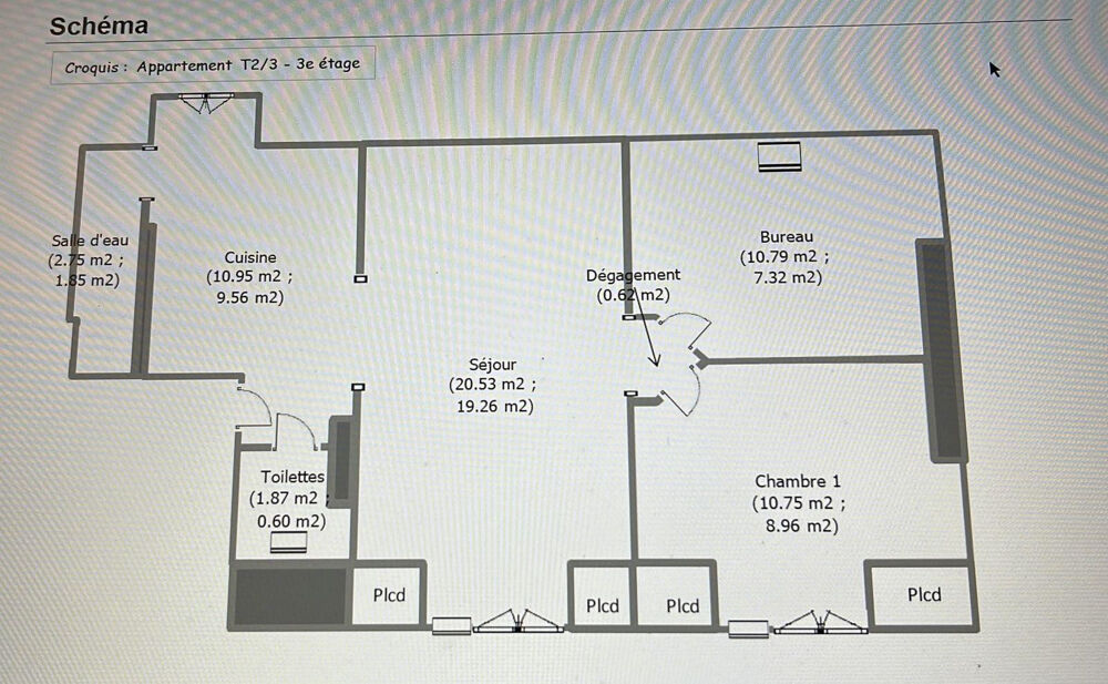 Location Appartement Beau 3 pièces meublé 48m2 proche Gare de Melun Melun