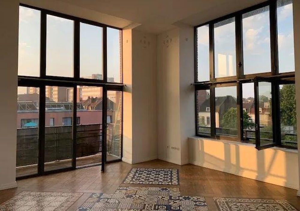 Location Appartement LOFT 108m² BBC Terrasse parking HELLEMMES Lille
