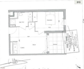  Appartement à louer 2 pièces 37 m²