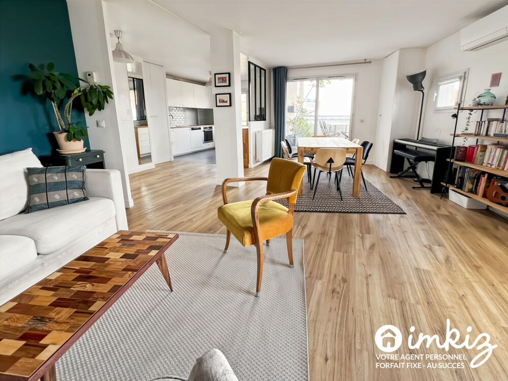 Vente Appartement Duplex 99m² rénové, terrasse - climatisé - 2 boxes Choisy-le-roi