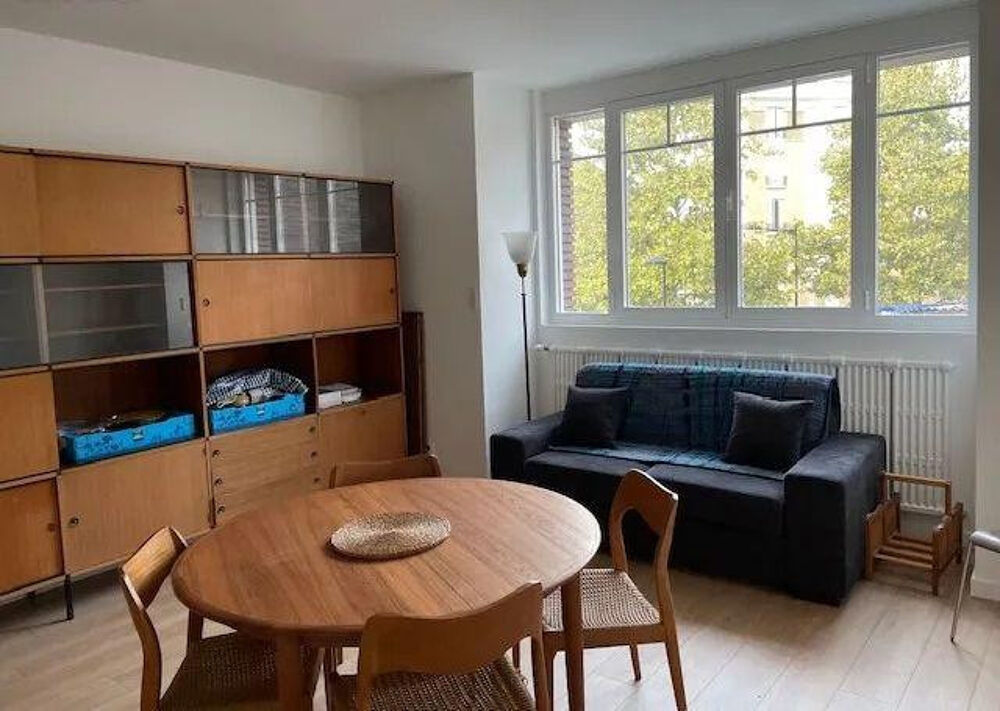Location Appartement Beau 2P meublé 52m² rénové avec toit terrasse 60m² Aubervilliers