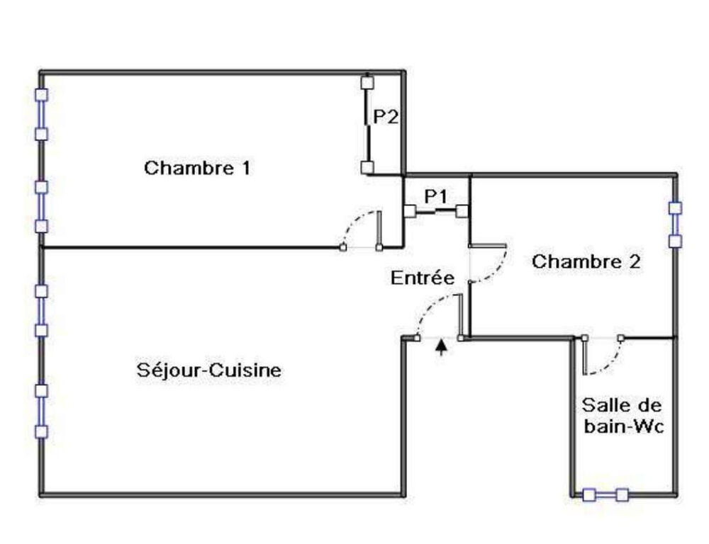 Location Appartement Auterive centre – T3 meublé 59 m² à louer Auterive