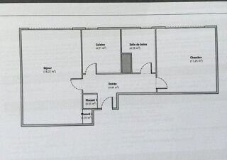  Appartement à louer 2 pièces 43 m²