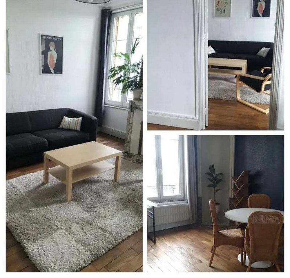 Location Appartement Beau 3P meublé 65m² rénové et meublé avec goût Nancy