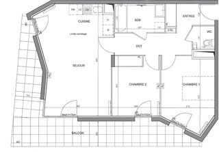 Appartement � louer 3 pi�ces 68 m�