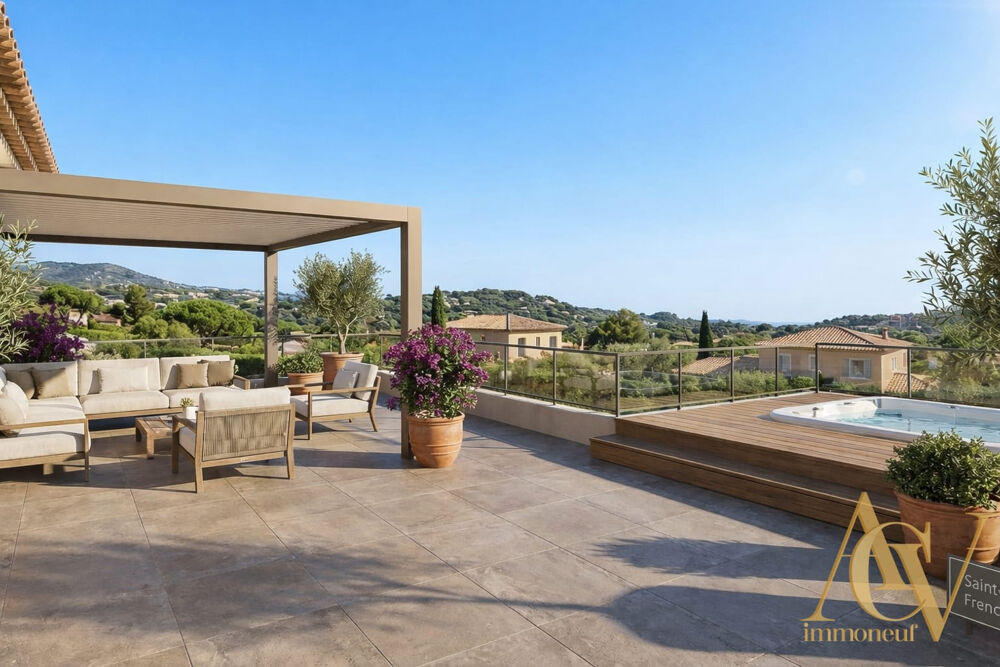 Vente Appartement Appartement 4 pièces dernier étage avec terrasse 90 m² - Saint Raphaël Saint-raphaël